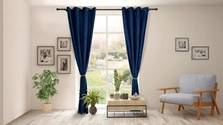 140x270 cm, Albastru