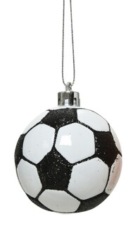 6.4x7.3x9.6 cm, Fehér/Fekete, Football