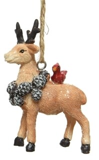 5.9x3.10x8.4 cm, Barna, Deer standing