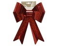 Bow Dísz Decoris, 3,5x22x32 cm, műanyag, piros
