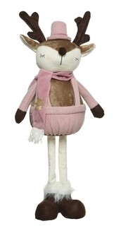 17x14x48 cm, Rózsaszín, Deer standing Boy