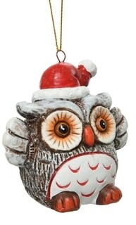 7.5x5.5x7 cm, Színes, Owl w lines