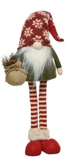18x12x74 cm, Színes, Gnome man w bag