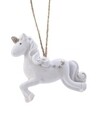 Glob Unicorn running, Decoris, 2x8x9 cm, poli email, alb