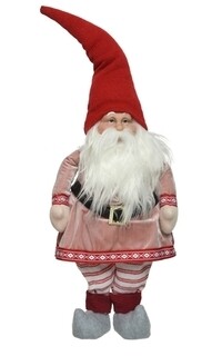 25x14x60 cm, Színes, Gnome w dress pink