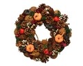 Pumpkins dekoratív koszorú, Decoris, 32x8 cm, sokszínű
