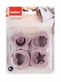 Set 4 forme duble pentru biscuiti, Banquet, Cookie cutters, plastic