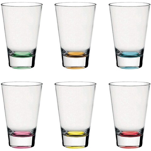 6 féle italból álló készlet, Vidivi, Konfetti, 400 ml, üveg, tarka