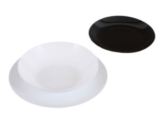 16x26x26.5 cm, Alb;Negru