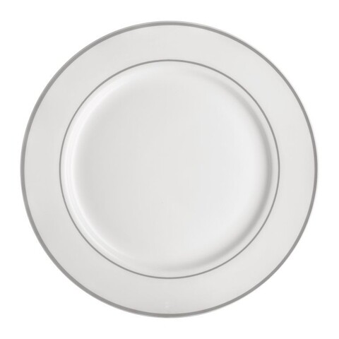 Десертна чиния Aura Silver, Ambition, 19 см, порцелан