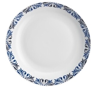 Albastru, Farfurie intinsa