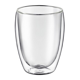 9.5x19x12.5 cm, Transparent, 2 pahare 350 ml