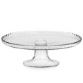 Platou cu picior pentru tort Patisserie, Pasabahce, 28 cm, sticla temperata