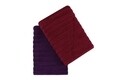 Set 2 prosoape de baie 406, Beverly Hills Polo Club, 70x140 cm, bumbac, mov/roz