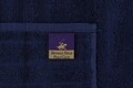 Set 2 prosoape de baie 406, Beverly Hills Polo Club, 70x140 cm, bumbac, rosu/albastru inchis