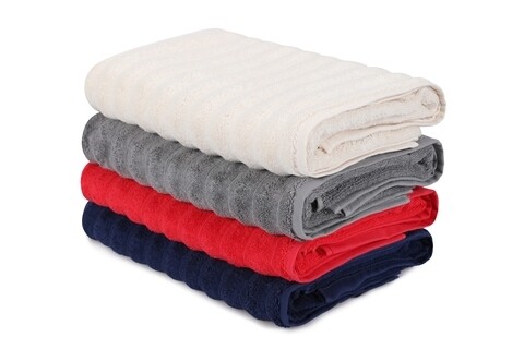 4 db-os fürdőlepedő készlet 406, Beverly Hills Polo Club, 70x140 cm, pamut, többszínű