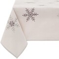 Fata de masa Snowflakes, Ambition, 130x160 cm, poliester, alb