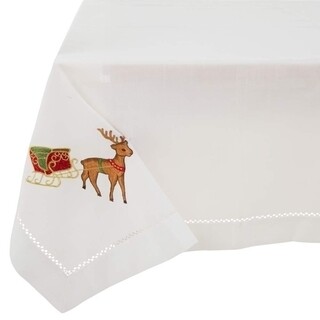 130x160 cm, Alb, Fata de masa 130x160 cm