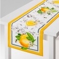 Traversa de masa Lemon, Ambition, 40x150 cm, poliester, galben