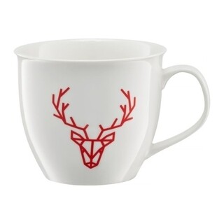 11x14.5x9.5 cm, Alb, Reindeer 550 ml
