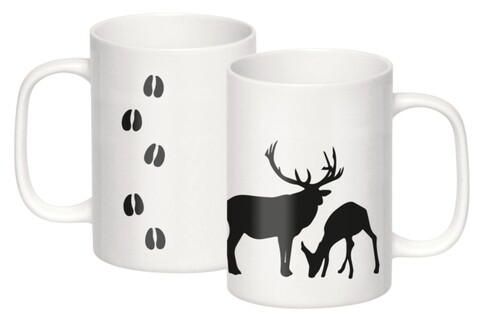 Cana Happy, Ambition, 380 ml, portelan, model cerb