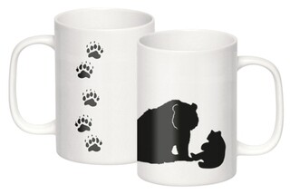 7.8x11.5x10 cm, Fehér, medve