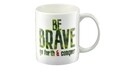 Cana Inspire Be Brave, Ambition, 350 ml, portelan, verde