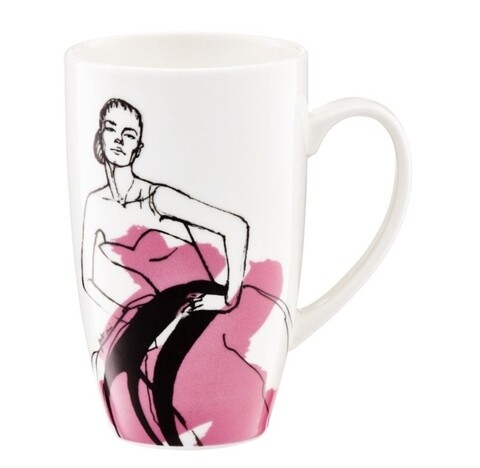 Cana Fashion, Ambition, 400 ml, portelan, roz