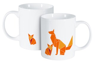 8x8.2x9.5 cm, Narancssárga, róka