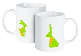 8x8.2x9.5 cm, Zöld, nyúl