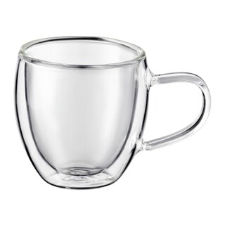 11x9.5x9.5 cm, Transparent, 2 cani Tall 250 ml