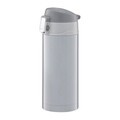 Cana termos cu buton de siguranta Glossy, Ambition, 300 ml, inox, gri