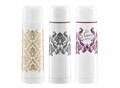 Termos Glamour Ornament, Ambition, 500 ml, inox, alb
