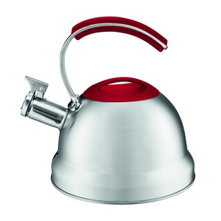 20x20 cm, Argintiu, Maner rosu