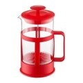 Filtru cafea Lungo, Domotti, 1 L, sticla termorezistenta, rosu