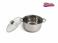 Cratita cu capac Mara, Vanora, 24x13 cm, 5.7 L, inox