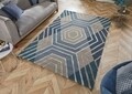 Flair Rugs Szőnyeg, Architect Harlow Denim, 160 x 230 cm, gyapjú/viszkóz, színes