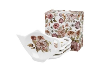 Multicolor, Set 4 suporturi plicuri ceai