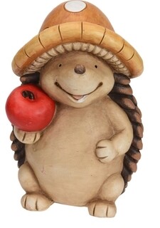 23x23x35 cm, Hedgehog w apple