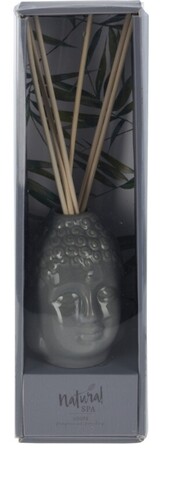 Difuzor cu parfum Buddha, 100 ml, ceramica, gri