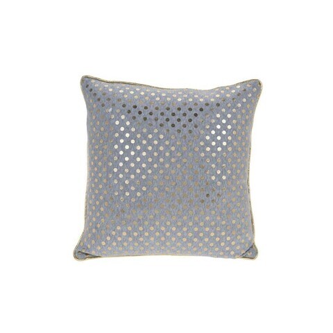 Perna decorativa Dots, 40x40 cm, poliester, gri/auriu