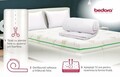 Pachet saltea Bedora Confort Relax Aloe Vera 160 x 190 x 17 cm + pilota + perne, spuma memory