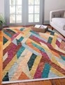 Covor Multicolor Rug 009, Nirvana, 80x300 cm, poliester, multicolor
