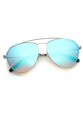 Ochelari de soare dama APGS3, Aqua Di Polo, metal, argintiu