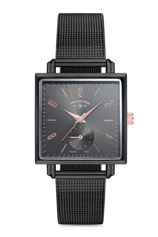 Női karóra APSV1 - S0401, Aqua Di Polo, fém, fekete