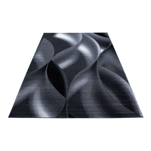 Covor Verdis Geometric, Decorino, 120x170 cm, polipropilena, negru