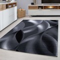 Covor Verdis Geometric, Decorino, 160x230 cm, polipropilena, negru
