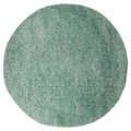 Covor Shaggy Boega, Decorino, 80x80 cm, polipropilena, turcoaz