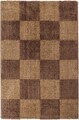 Covor Patchwork Hugh, Decorino, 160x235 cm, polipropilena, maro