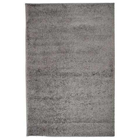 Traversa pentru hol Shaggy Canical, Decorino, 80x250 cm, polipropilena, gri